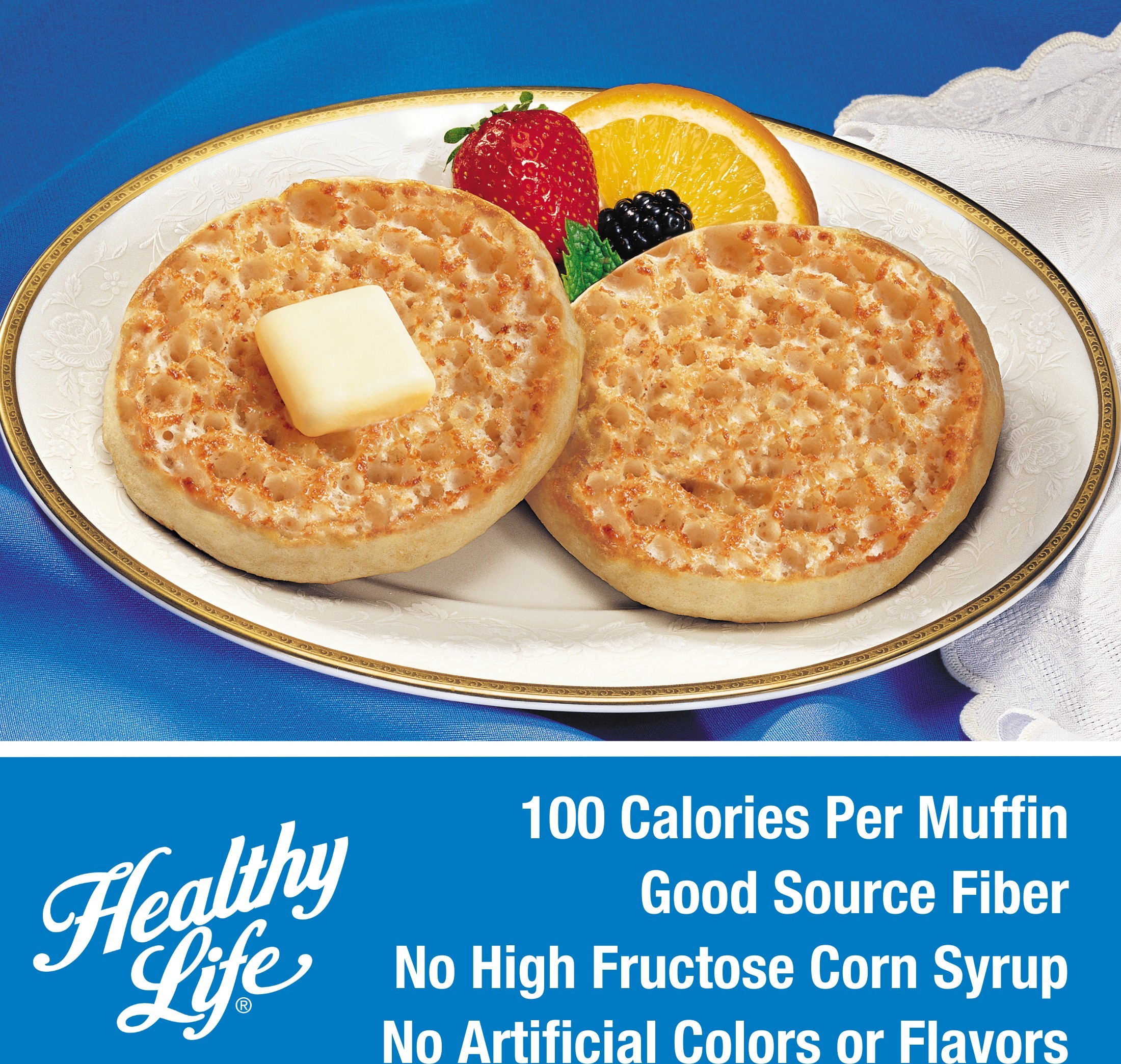 Lewis Bake Shop Healthy Life White English Muffins, 8 oz, 4 Count thumbnail 4