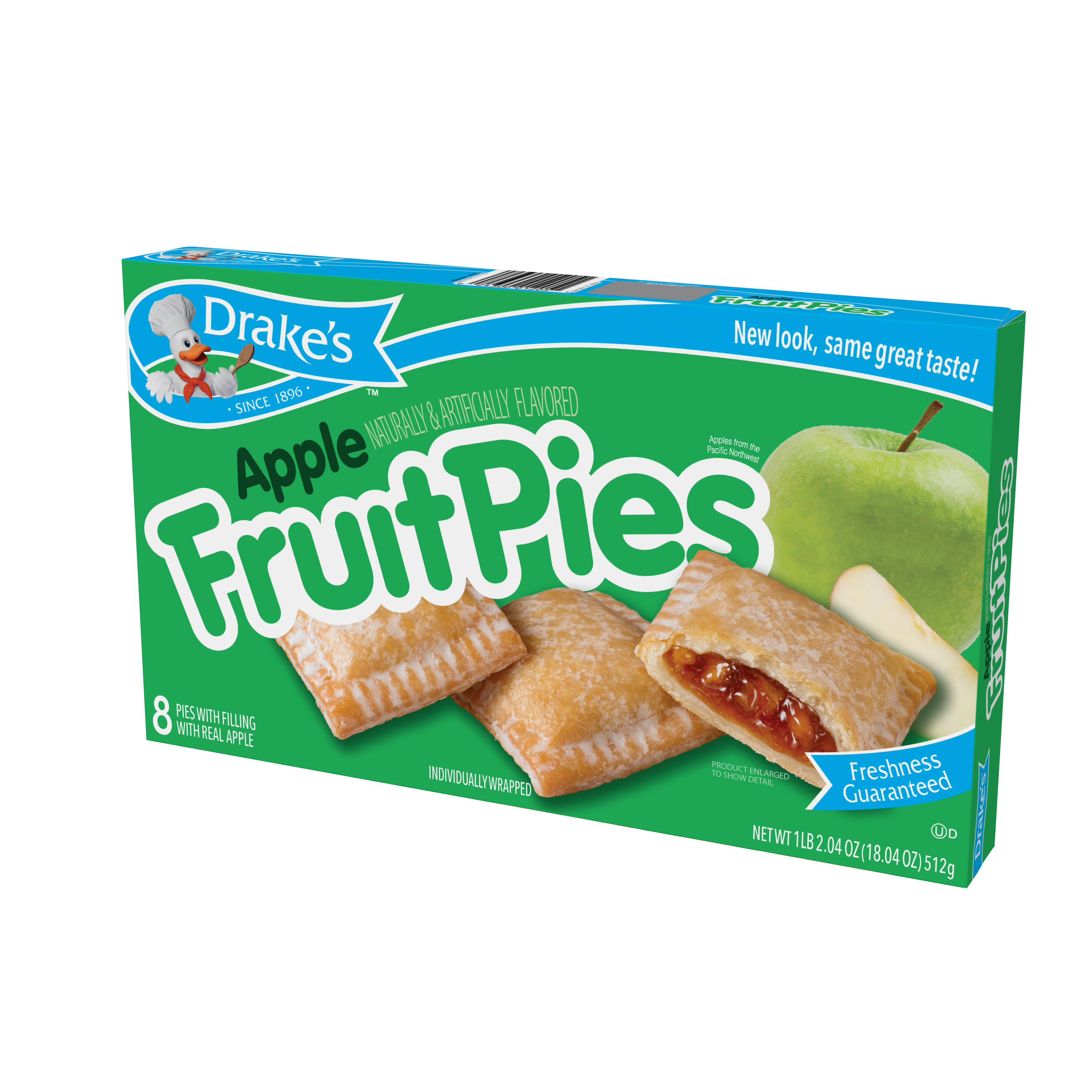 Drake's Apple Fruit Pies, 8 Count, 18.04 oz thumbnail 3