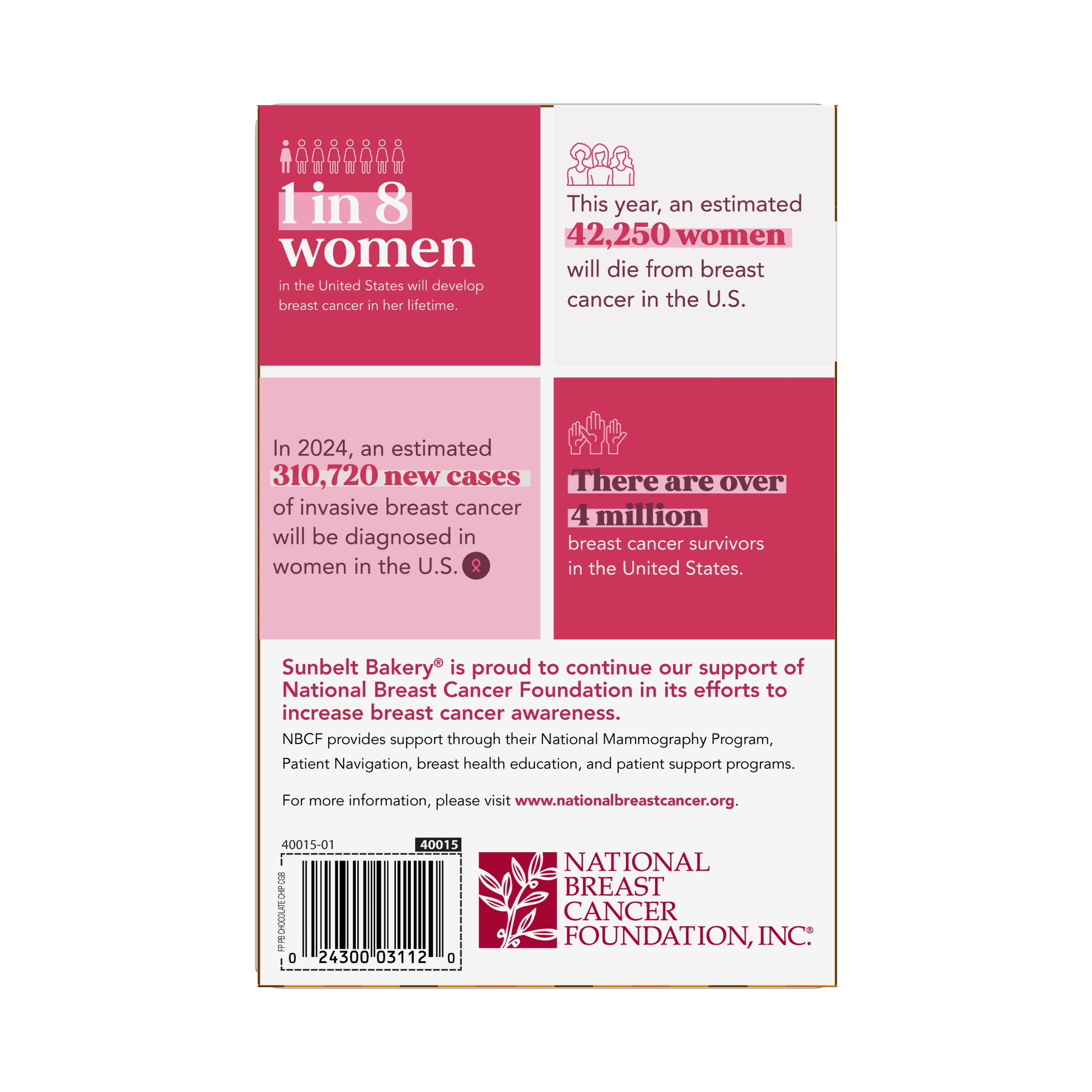 Sunbelt Bakery Chewy Granola Bars, Peanut Butter Chocolate Chip, 10 Ct thumbnail 4