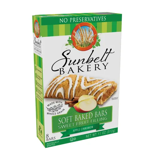 Sunbelt Bakery Soft Baked Bars Apple Cinnamon, 8 Count thumbnail 2