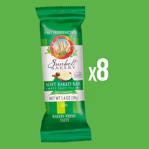 Sunbelt Bakery Soft Baked Bars Apple Cinnamon, 8 Count thumbnail 4