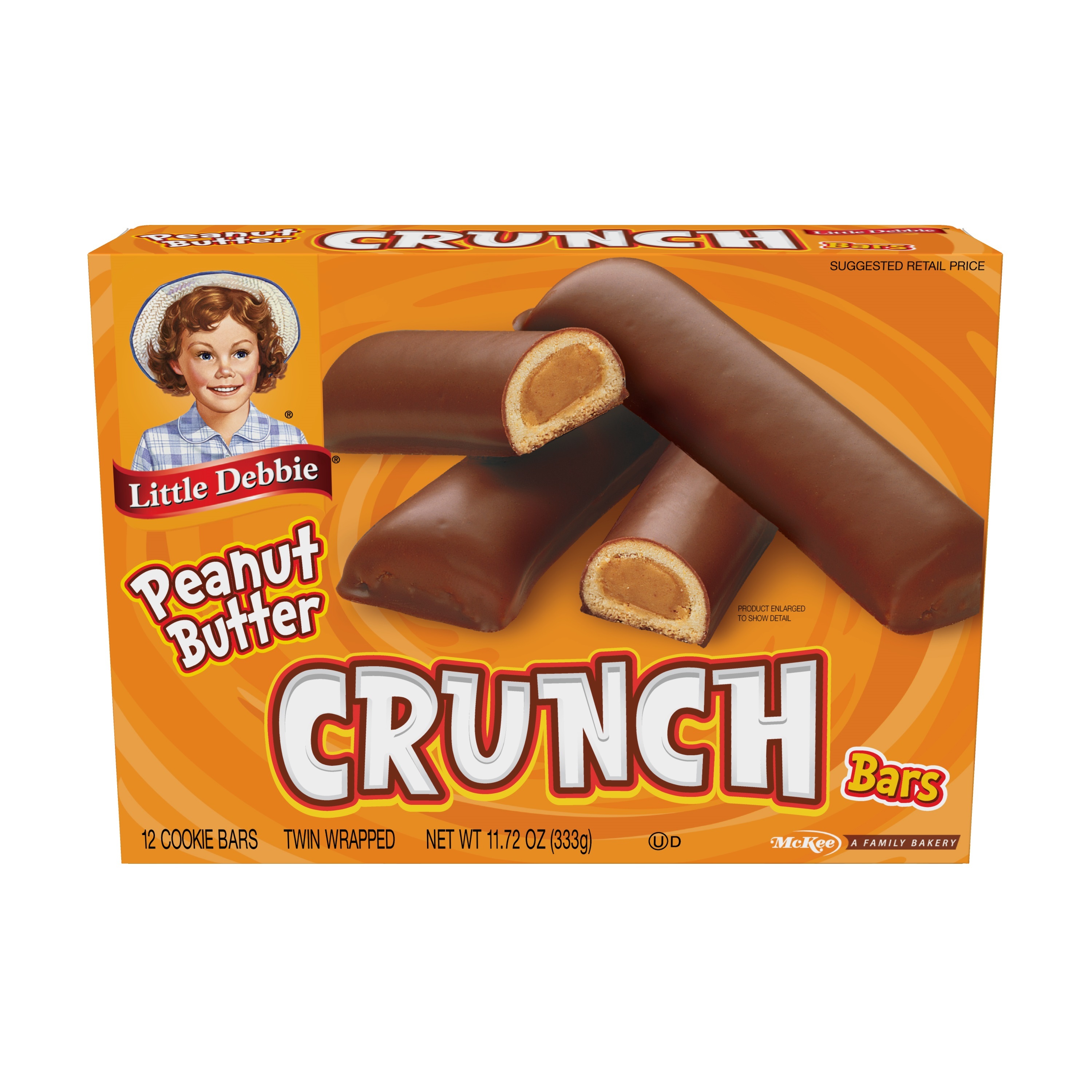 Little Debbie Peanut Butter Crunch Bars, 11.72 oz (12 count) thumbnail 2