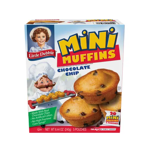 Little Debbie Chocolate Chip Mini Muffins, 8.44 oz (5 Count) thumbnail 4