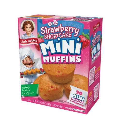 Little Debbie Strawberry Shortcake Mini Muffins, 8.44 oz (5 Count) thumbnail 3