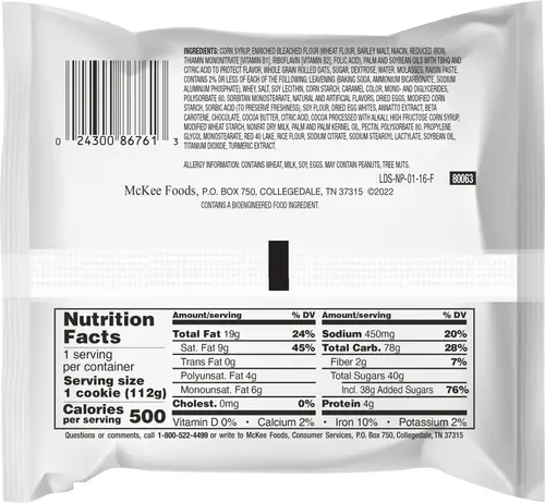 Little Debbie Oatmeal Creme Pie 3.9 oz thumbnail 4