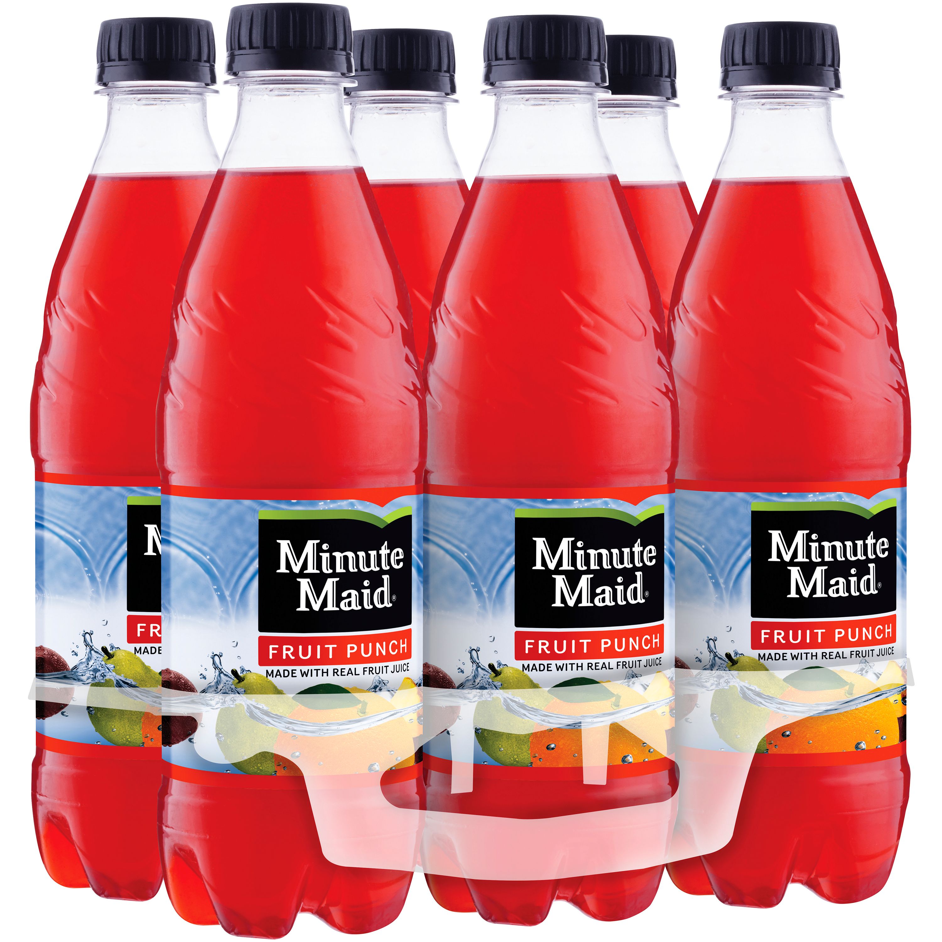 Minute Maid Fruit Punch Juice, 16.9 fl oz, 6 Bottles thumbnail 2