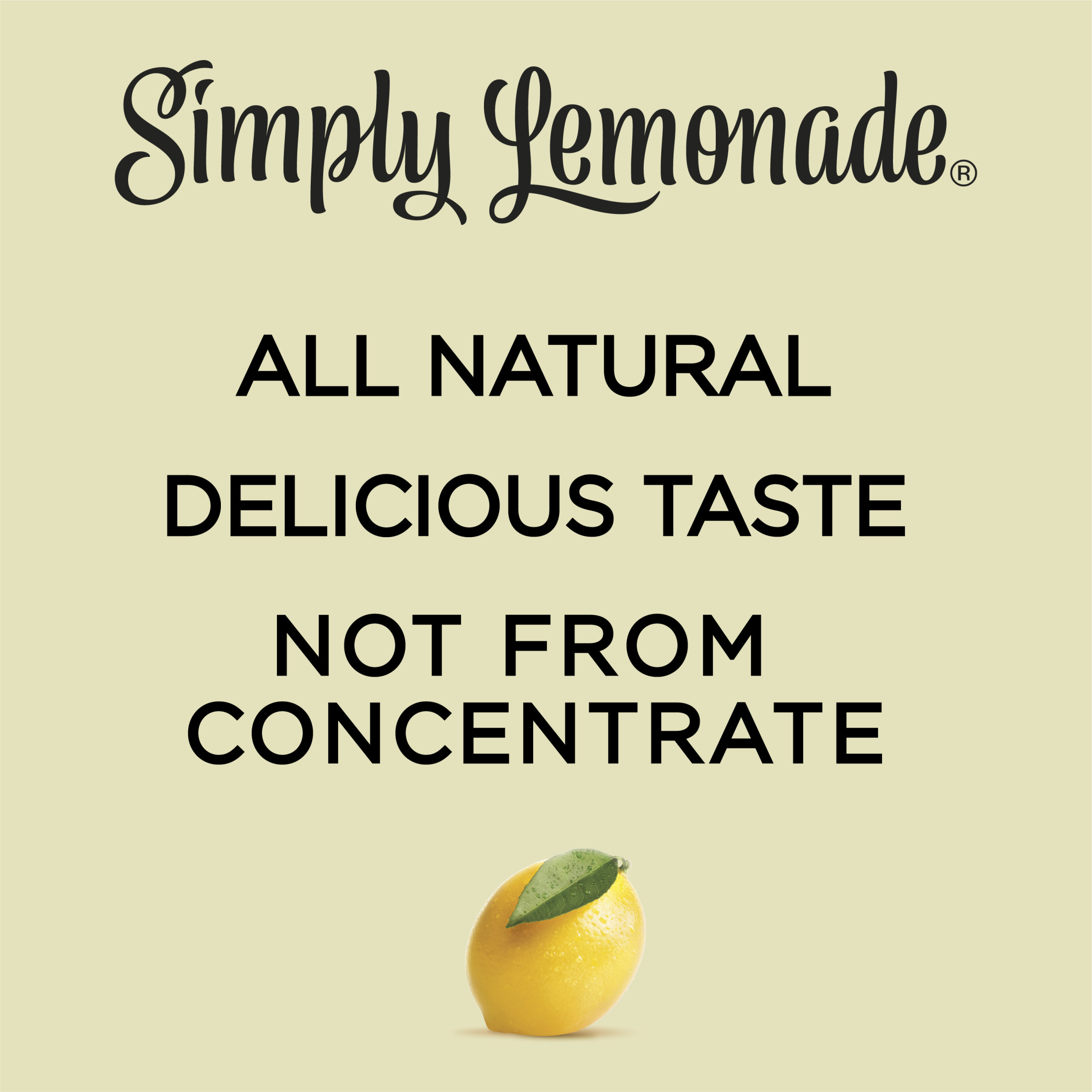 Simply Non GMO All Natural Lemonade Juice, 52 fl oz Bottle thumbnail 2