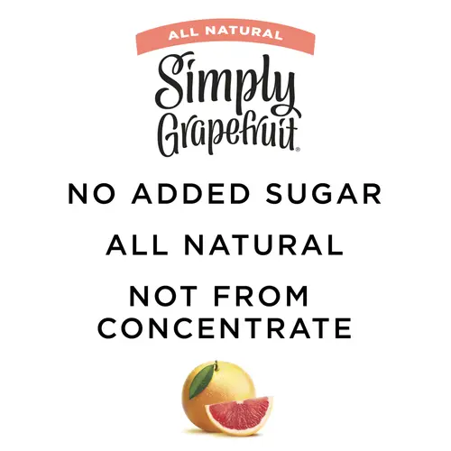 Simply Non GMO All Natural Grapefruit Juice, 52 fl oz Bottle thumbnail 3