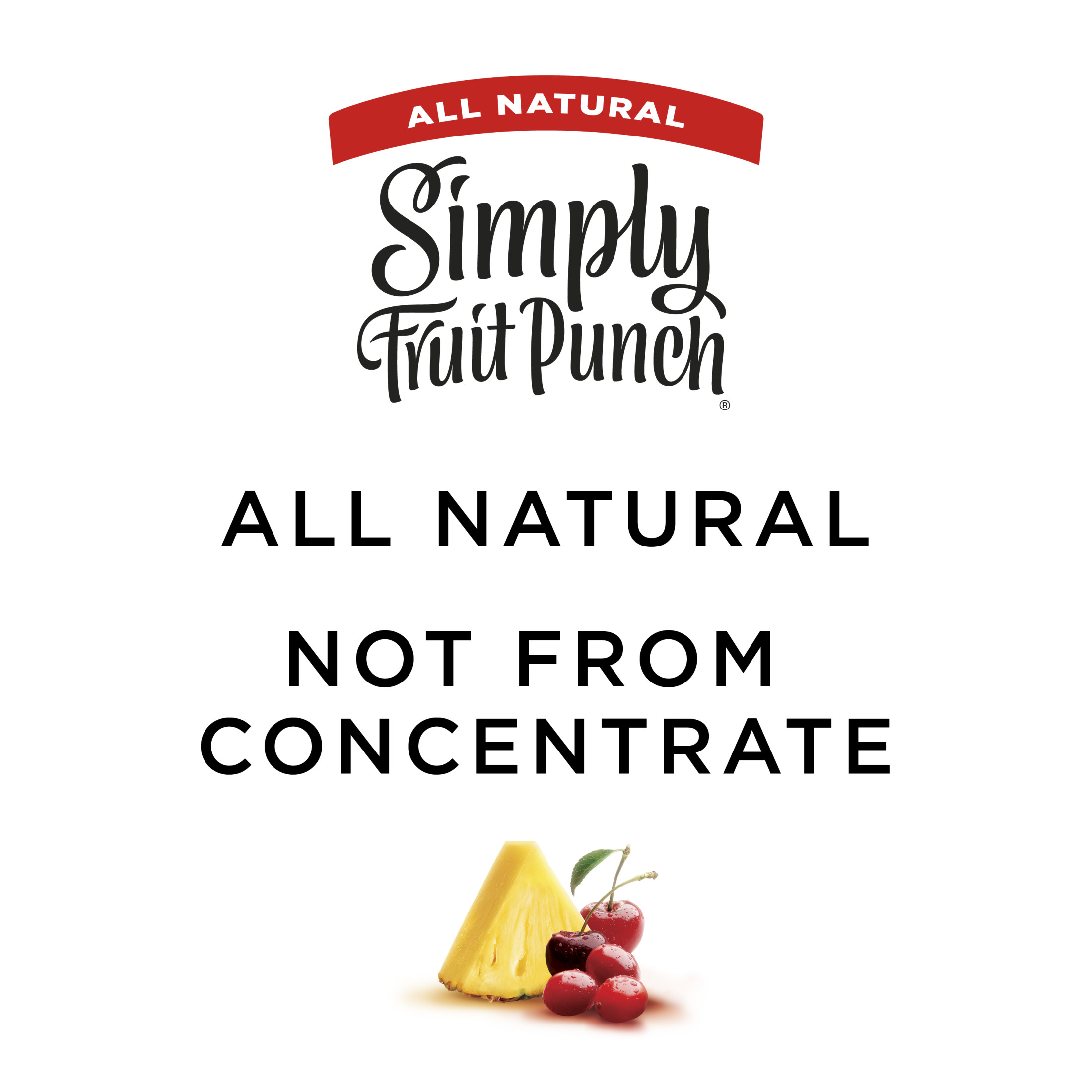 Simply Non GMO All Natural Fruit Punch Juice, 52 fl oz Bottle thumbnail 2