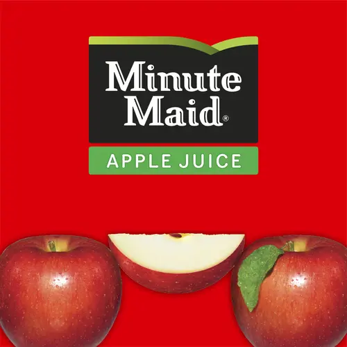 Minute Maid 100% Apple Fruit Juice Drink, 10 fl oz, 6 Bottles thumbnail 3