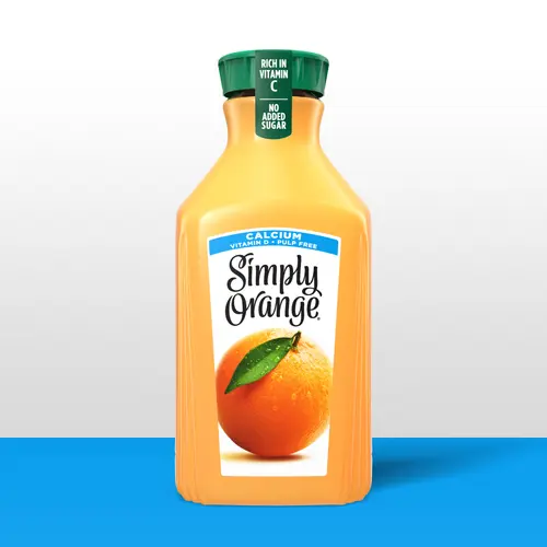 Simply Orange Juice Calcium Bottle, 76 oz bottle thumbnail 2