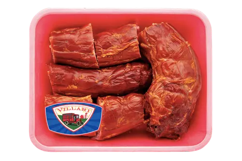 Villari Brothers Hickory Smoked Cut Turkey Necks, Gluten Free, 1.75lb - 2.5lb Tray Pack