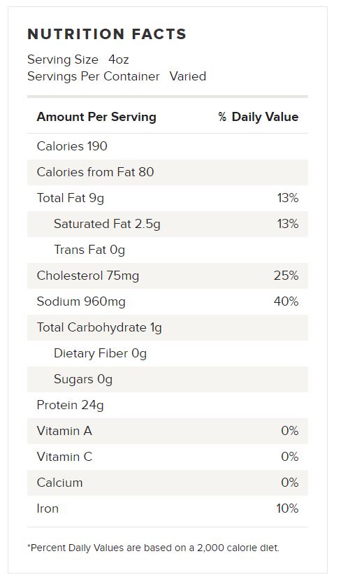 Villari Brothers Hickory Smoked Whole Turkey Drumstick, Gluten Free, 1.375lb -2.5lb Vacuum Pack thumbnail 3