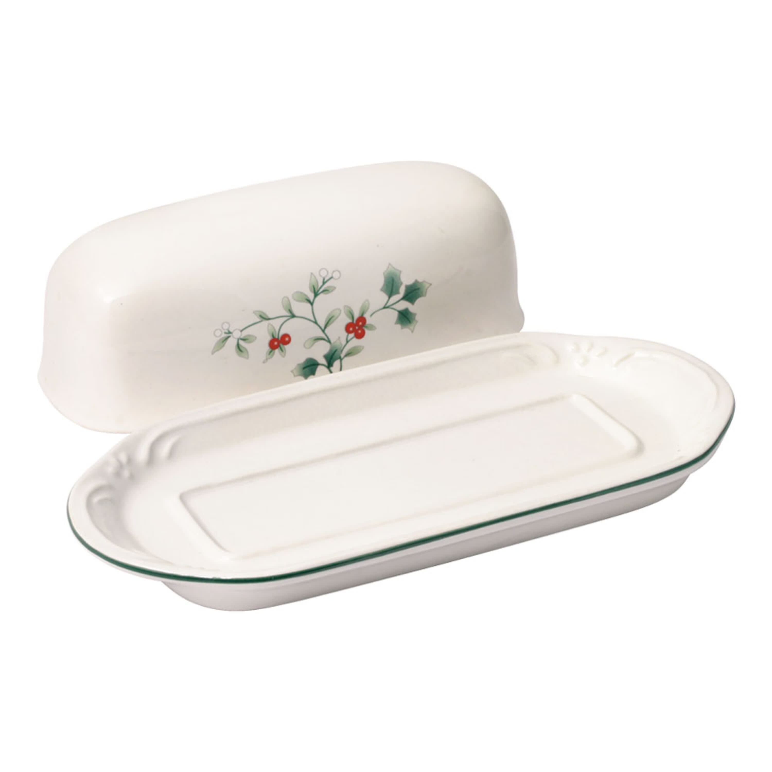 Pfaltzgraff Winterberry Covered Butter Dish Dinnerware Set thumbnail 2