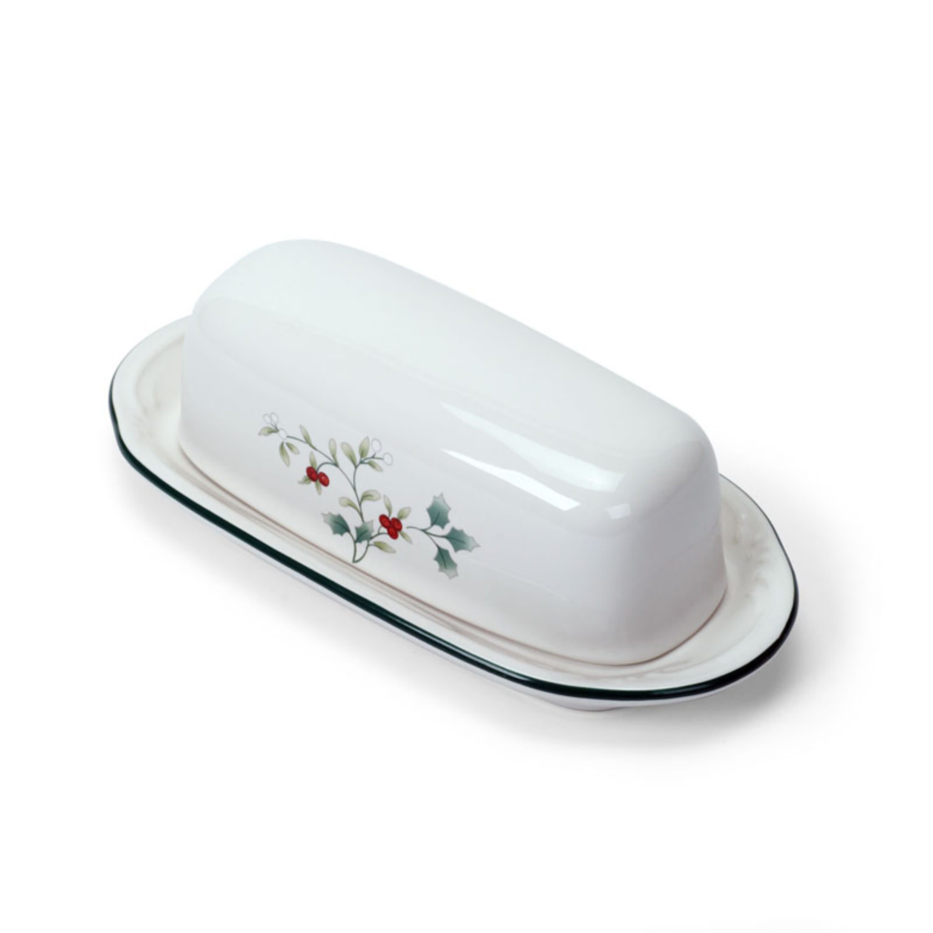 Pfaltzgraff Winterberry Covered Butter Dish Dinnerware Set thumbnail 3