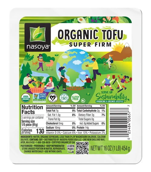 Nasoya Refrigerated Organic Super Firm Tofu, 16 oz