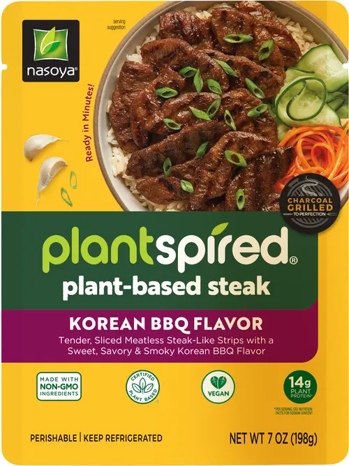 Nasoya Refrigerated Steak Plantspired Korean BBQ Flavor, 7 oz