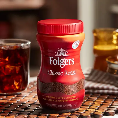Folgers Classic Roast Instant Coffee, 8 oz Jar thumbnail 3
