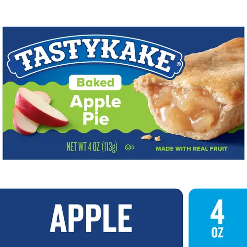 Tastykake Baked Apple Pie, Individually Wrapped Soft Baked Crust Fruit Pie, 4 ounce thumbnail 3