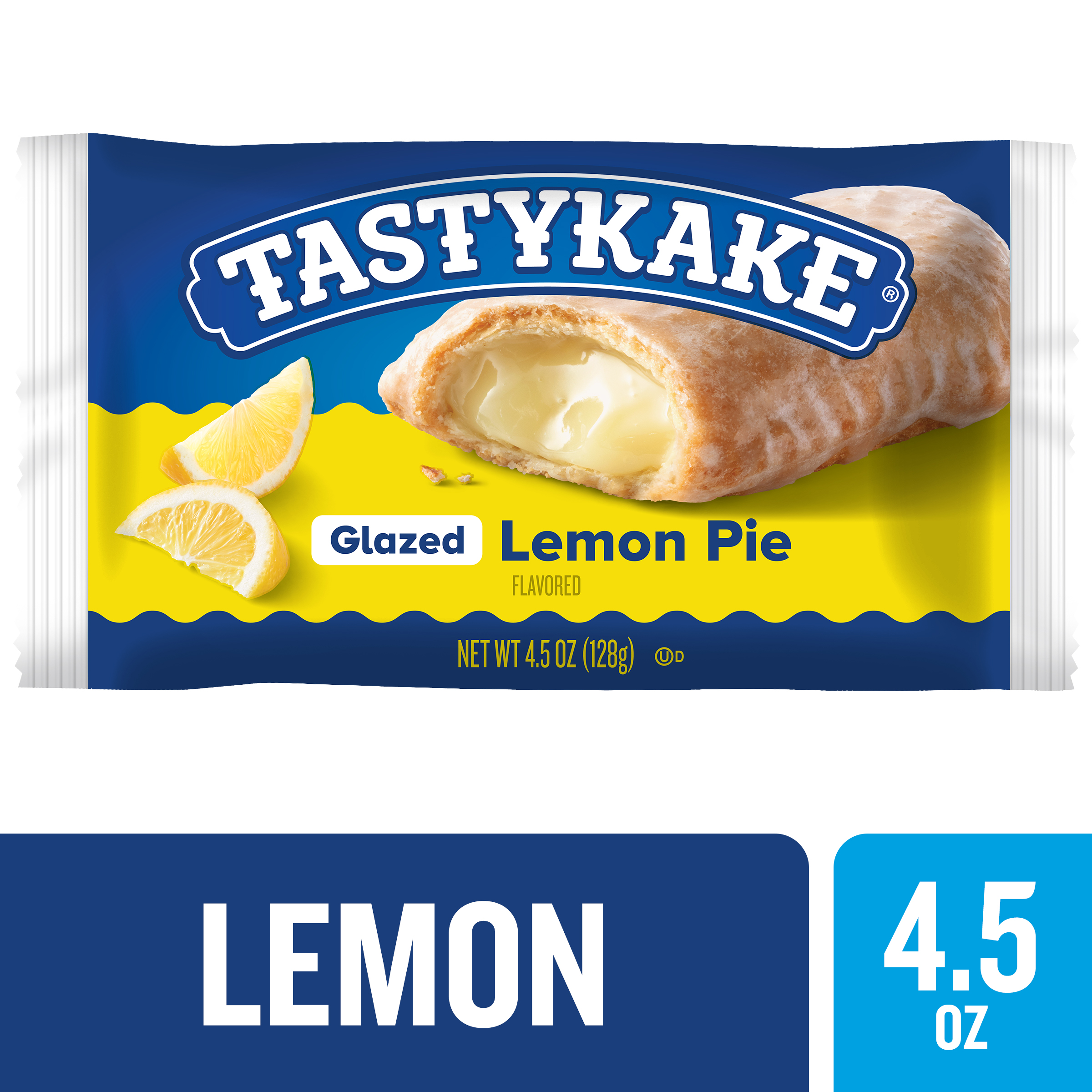 Tastykake Glazed Lemon Pie, Individually Wrapped Snack Pie, Fruit Pie, 4.5 oz thumbnail 3