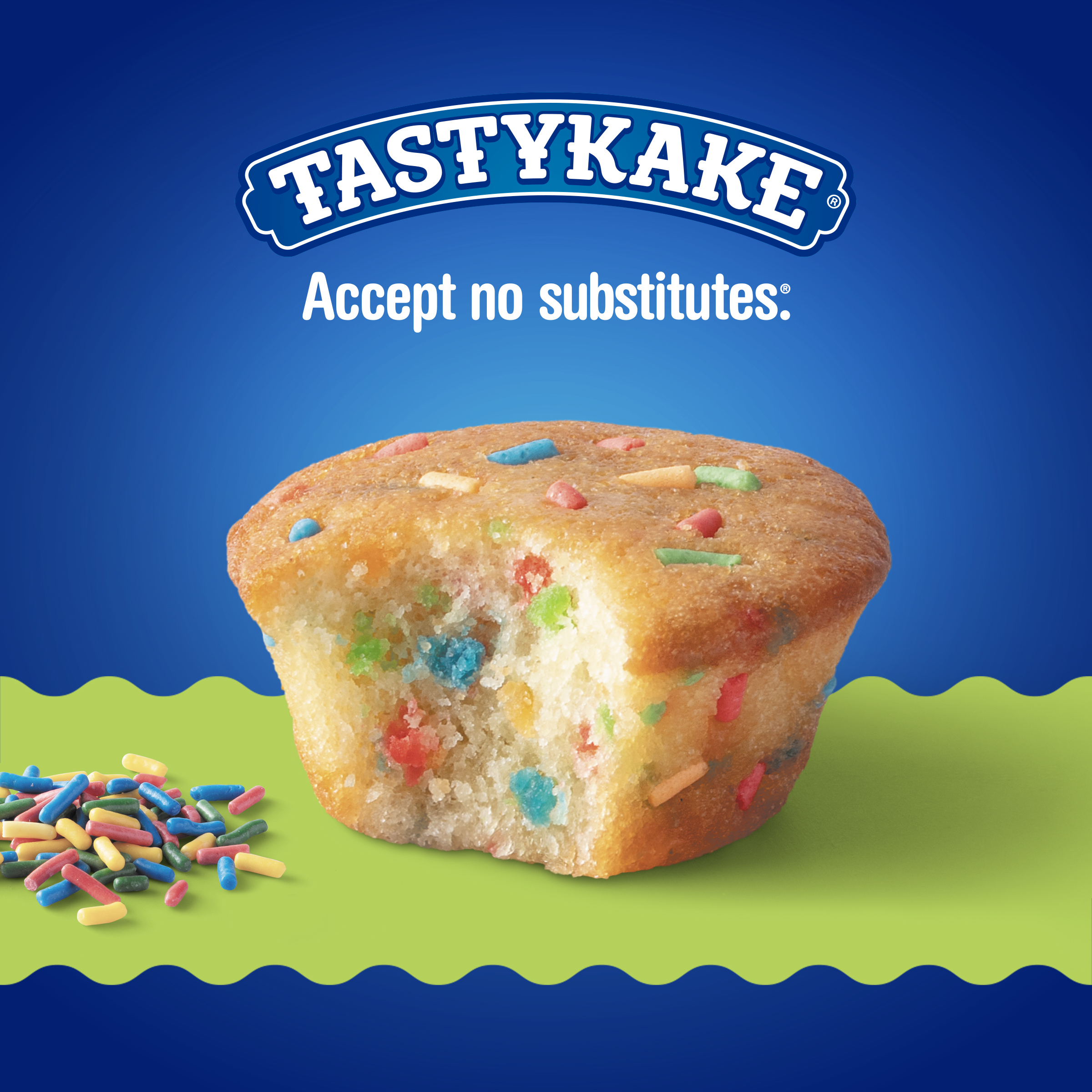 Tastykake Confetti Cake Mini Muffins, Portable and Shareable, Confetti Muffins, 5 Pouches per Box thumbnail 3