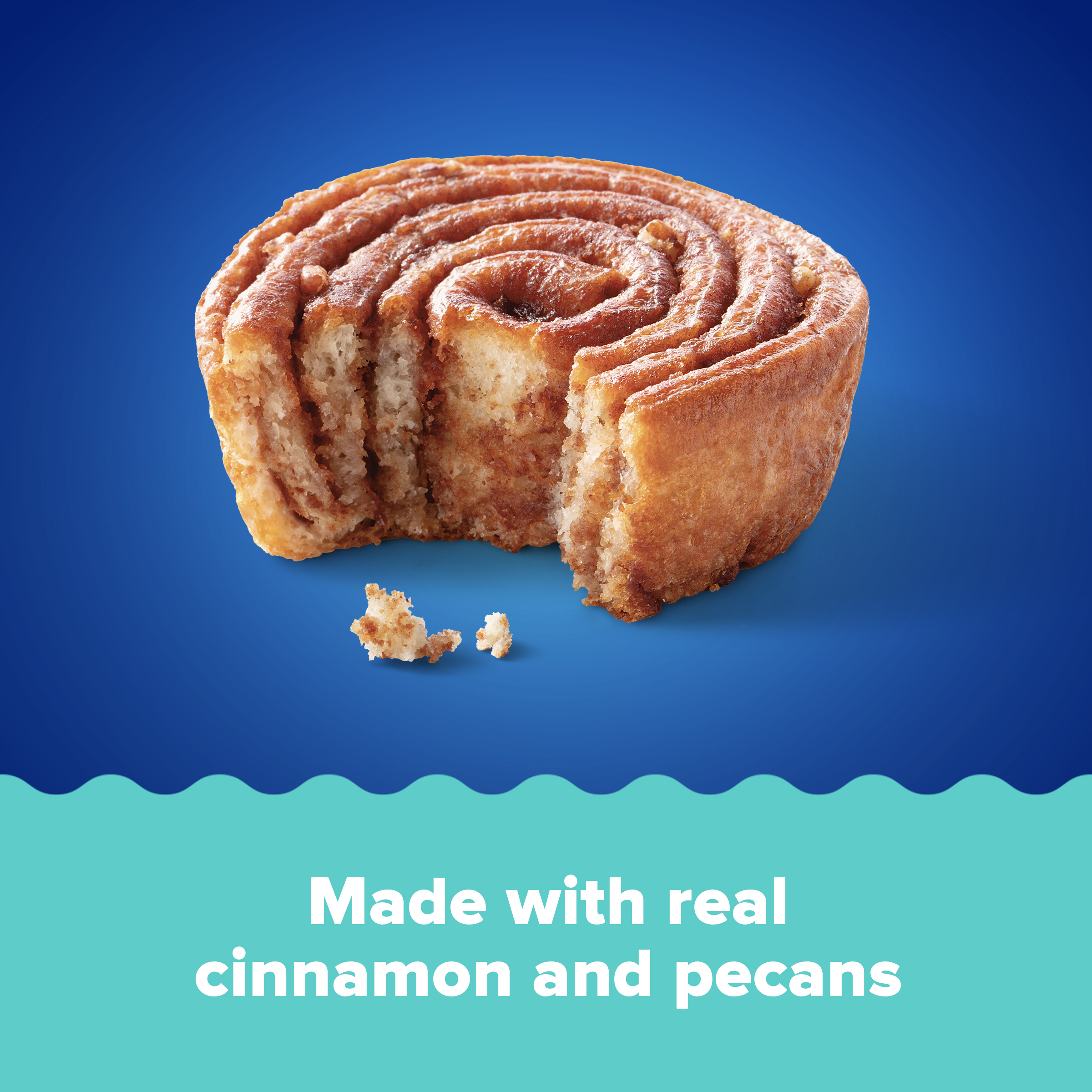 Tastykake Pecan Swirls, 16 Count, 16 Individually Wrapped Pastry Rolls thumbnail 2