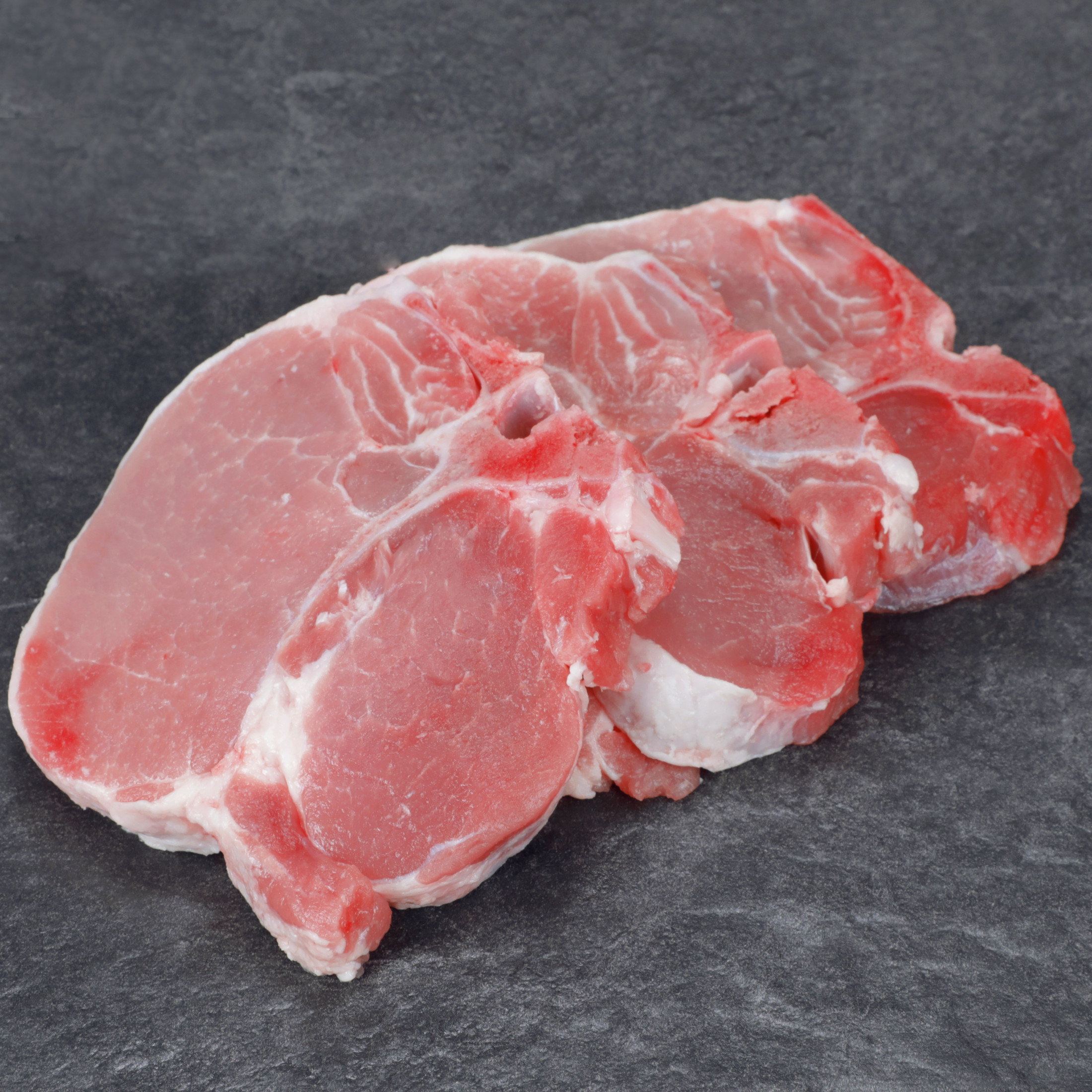 Pork Center Cut Loin Chops Bone-In, 1.1 - 2.6 lb Tray thumbnail 2