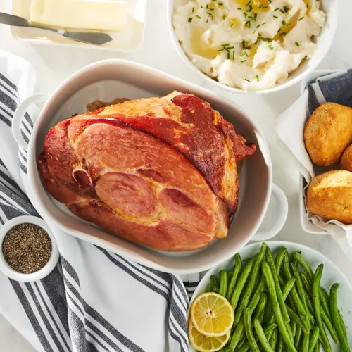 Great Value Bone-In Ham, 4.5 - 15.8 lb thumbnail 2