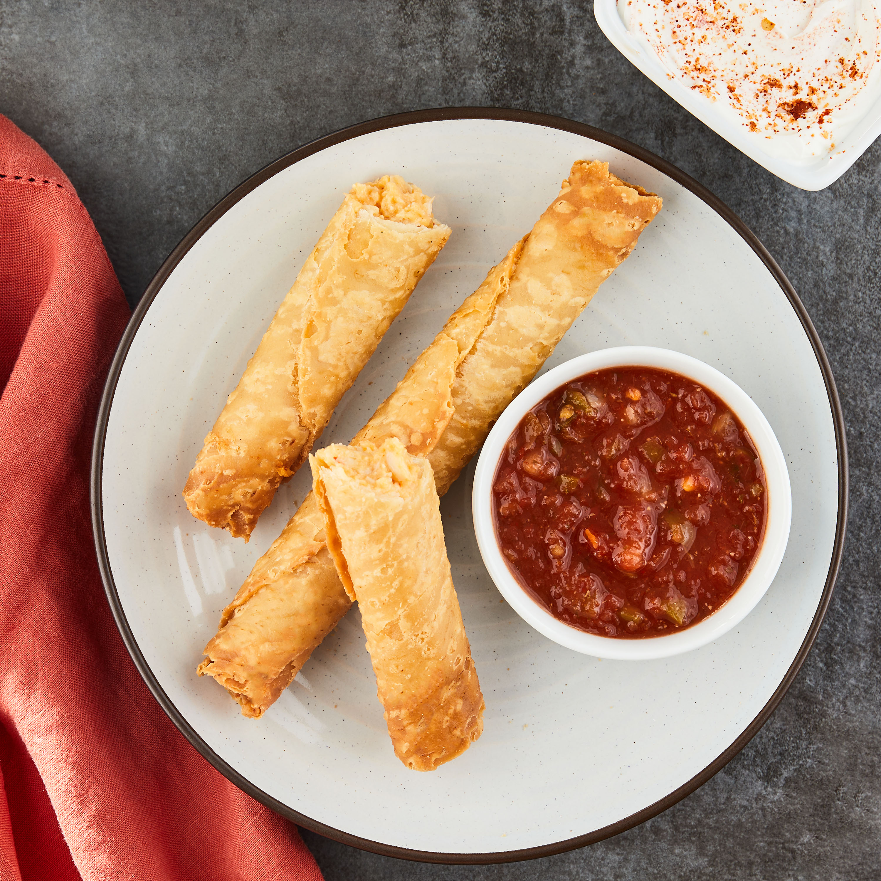 Freshness Guaranteed Fresh, Hot & Ready-to-Eat Chicken & Cheese Flauta thumbnail 2