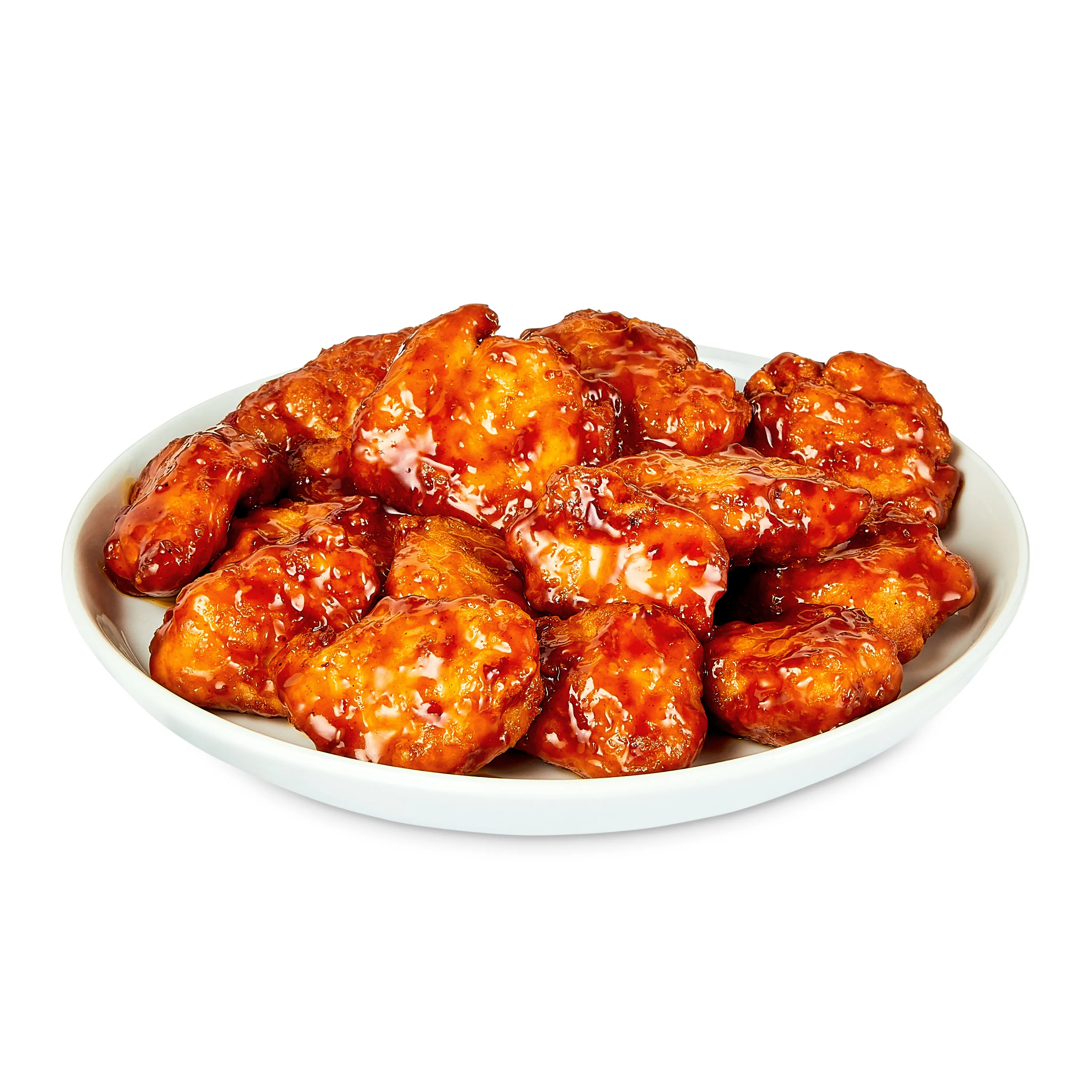 Freshness Guaranteed Fresh, Hot & Ready-to-Eat Breaded Barbecue Boneless Chicken Wings, 8 Count