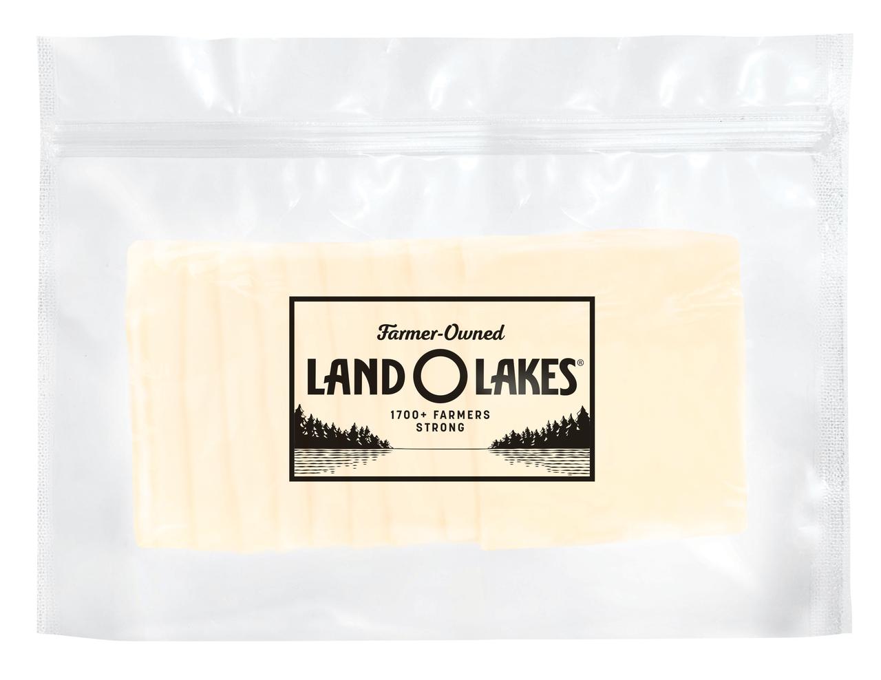 Land O Lakes White American Cheese, Sliced (Fresh, Plastic Bag)