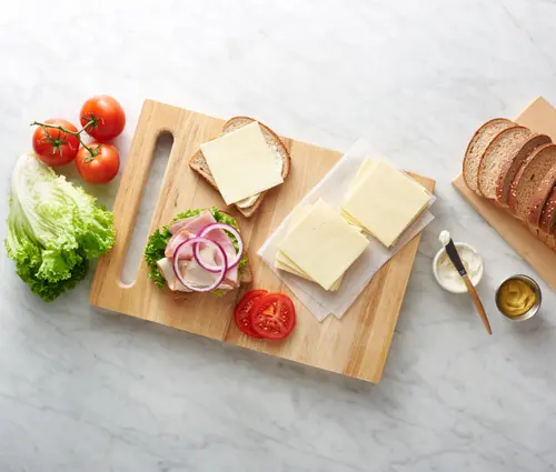 Land O Lakes White American Cheese, Sliced (Fresh, Plastic Bag) thumbnail 3