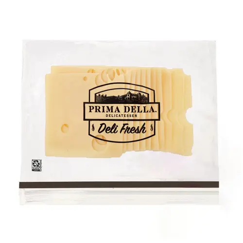 Prima Della Swiss Cheese, Sliced (Fresh, Plastic Bag)