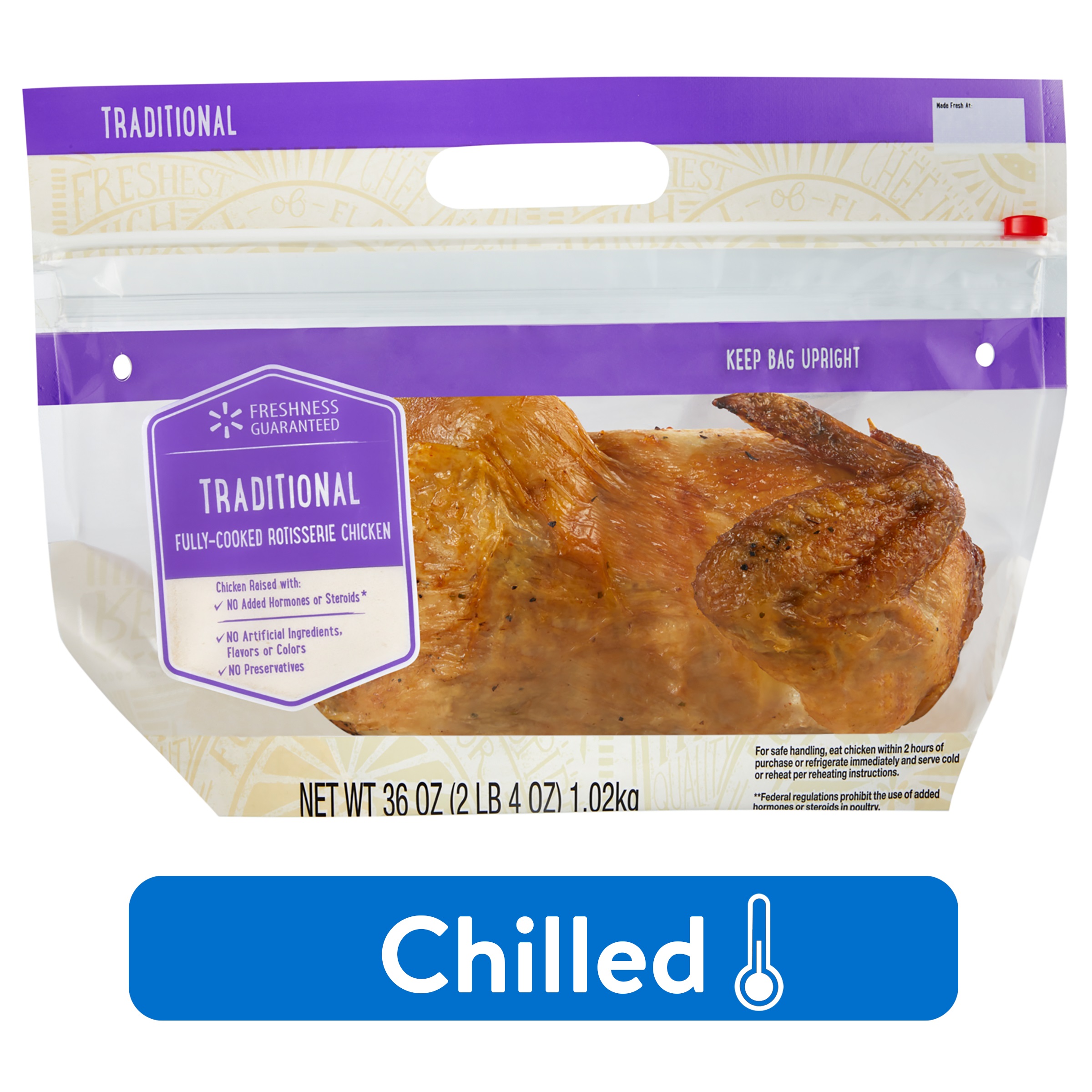 Freshness Guaranteed Traditional Rotisserie Chicken, 36 oz (Chilled) thumbnail 2