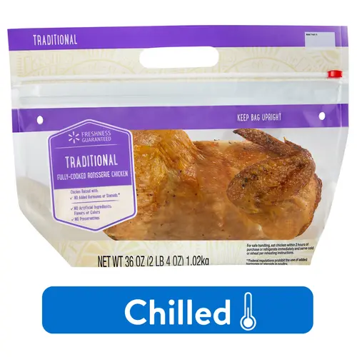 Freshness Guaranteed Traditional Rotisserie Chicken, 36 oz (Chilled) thumbnail 2