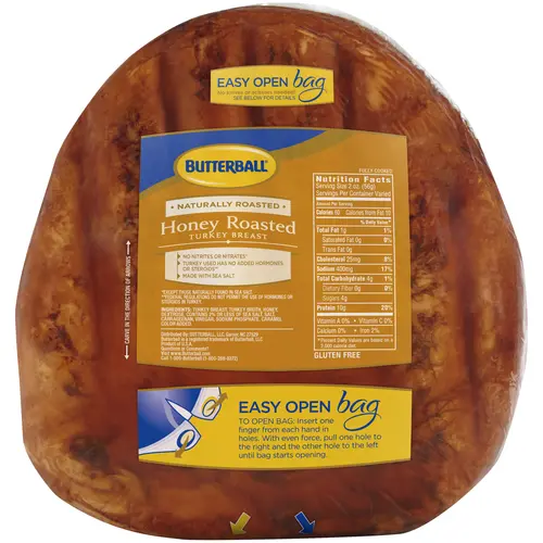 Butterball Gluten-Free Honey Roasted Turkey Breast, Deli-Sliced thumbnail 4