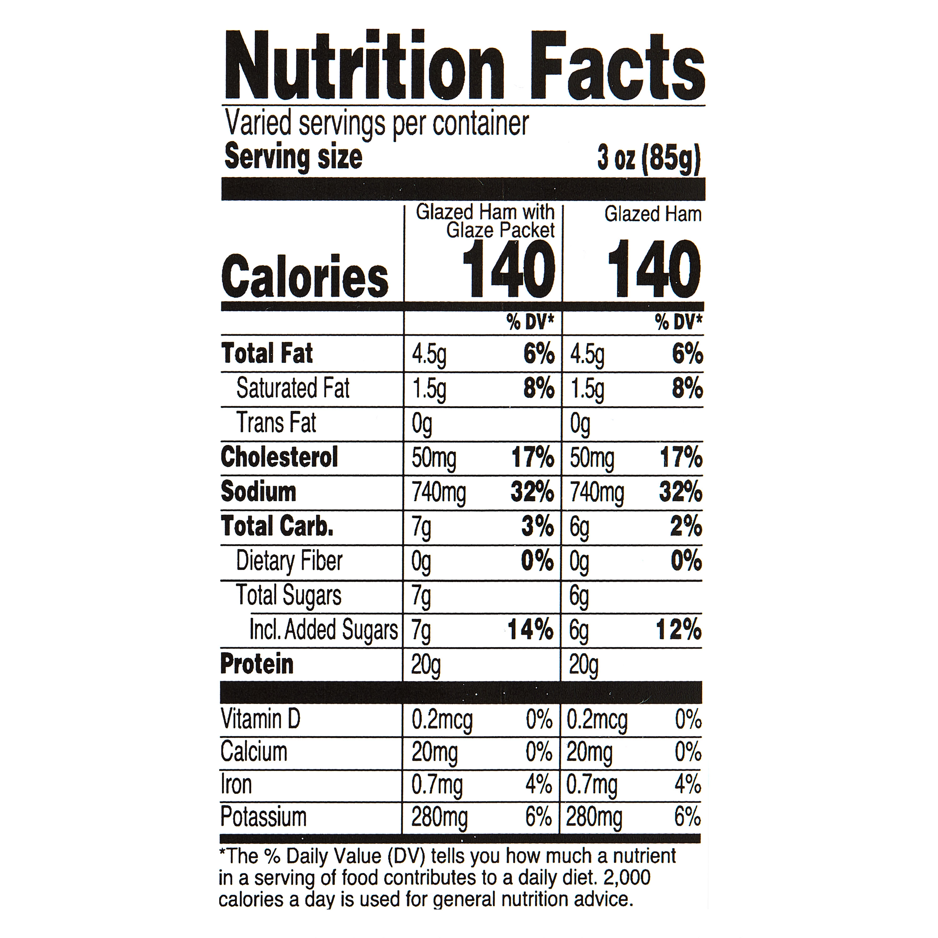 Marketside Boneless Spiral-Cut Peach Glazed Hickory Smoked Ham, 2-4.8 lbs thumbnail 3