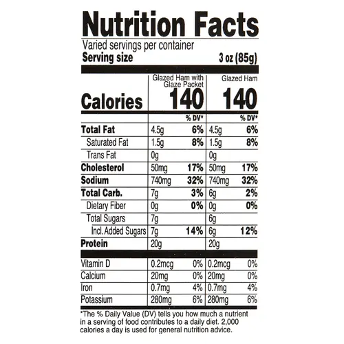 Marketside Boneless Spiral-Cut Peach Glazed Hickory Smoked Ham, 2-4.8 lbs thumbnail 3