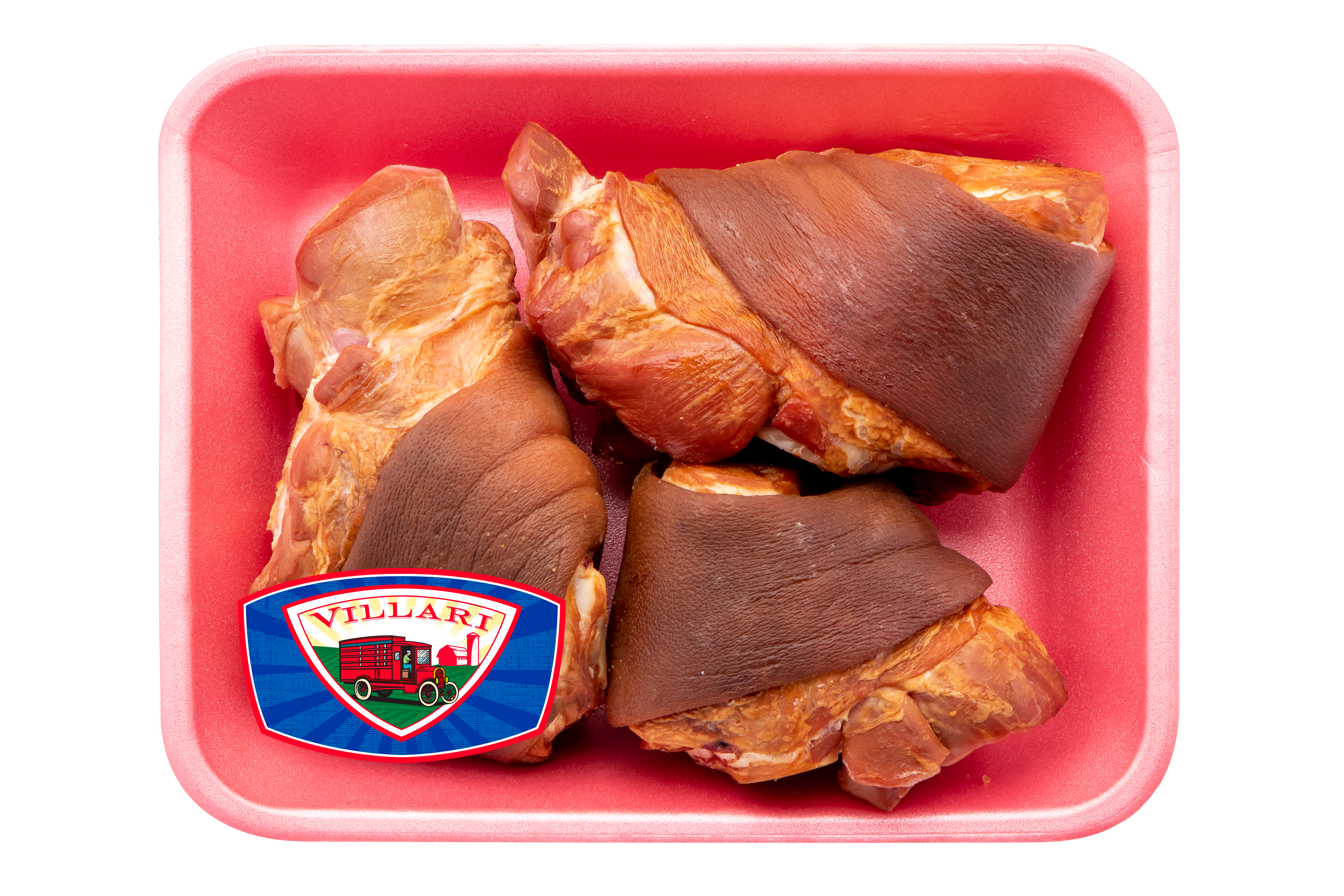 Villari Brothers Hickory Smoked Pork Hocks, Gluten Free, 2.0lb - 2.5lb Tray Pack