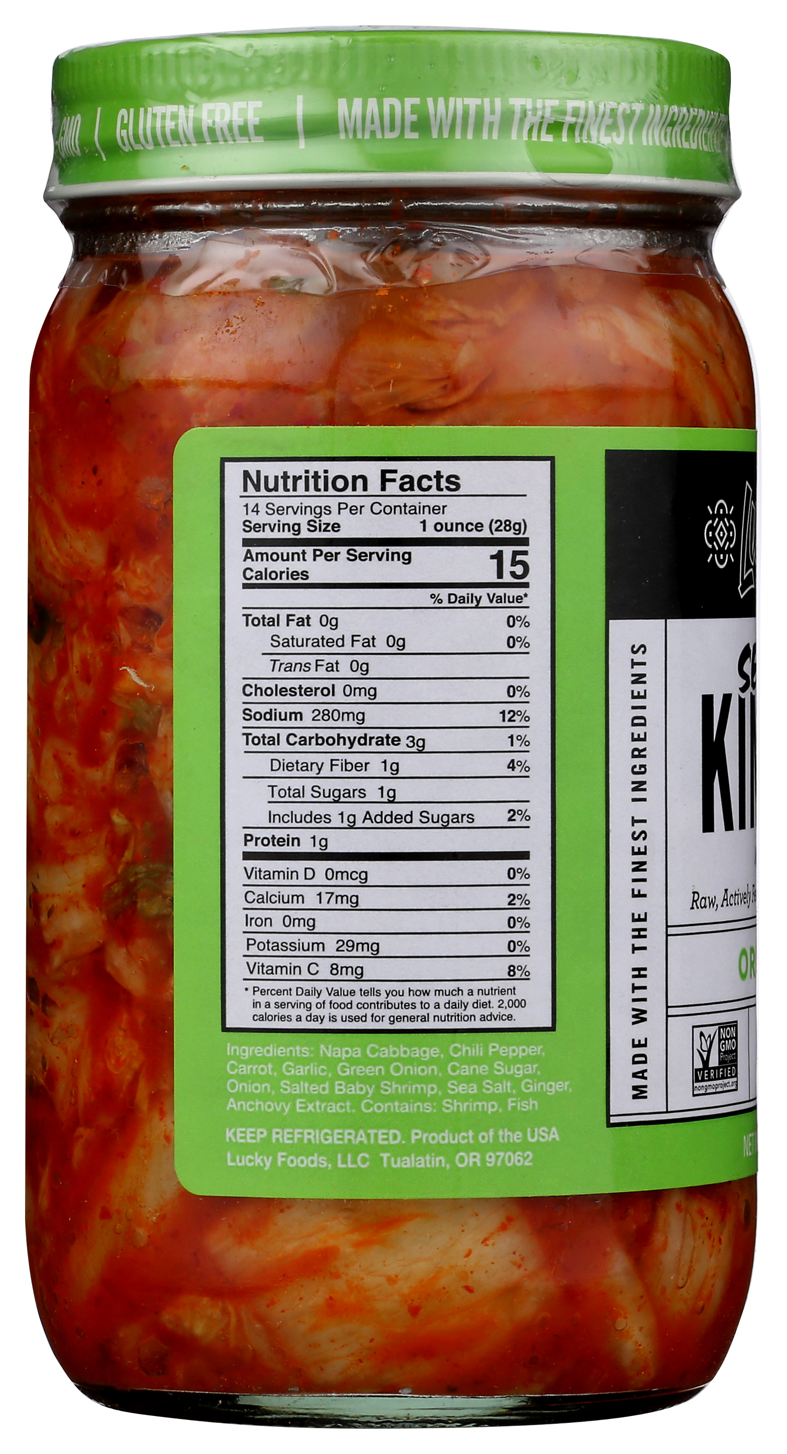 Lucky Seoul Original Kimchi, 14 oz Jar thumbnail 3