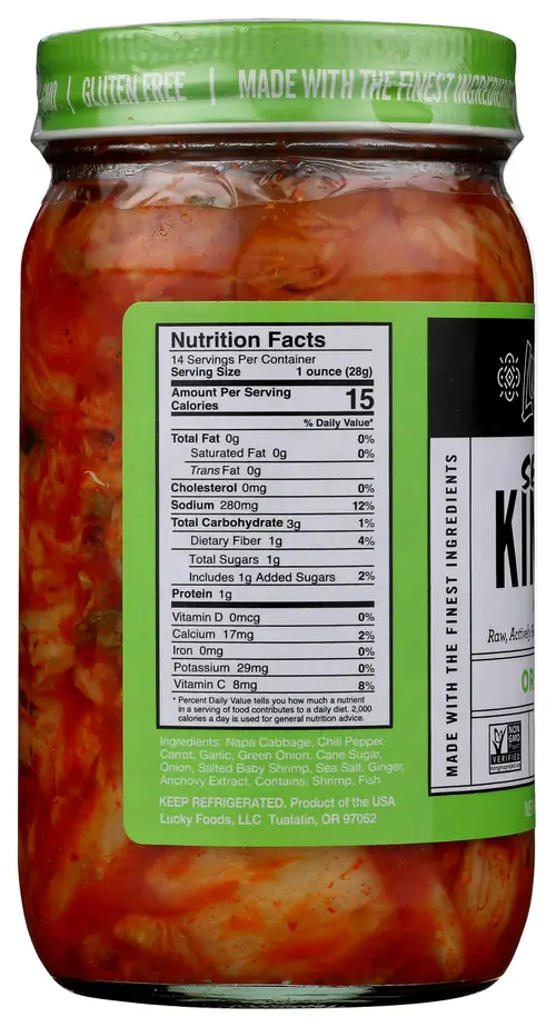 Lucky Seoul Original Kimchi, 14 oz Jar thumbnail 3