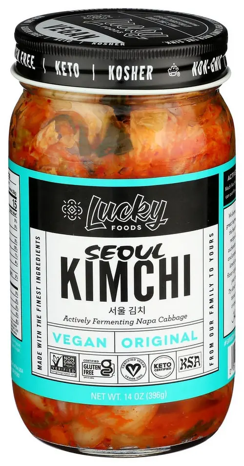 Lucky Seoul Vegan Kimchi, 14 oz Jar