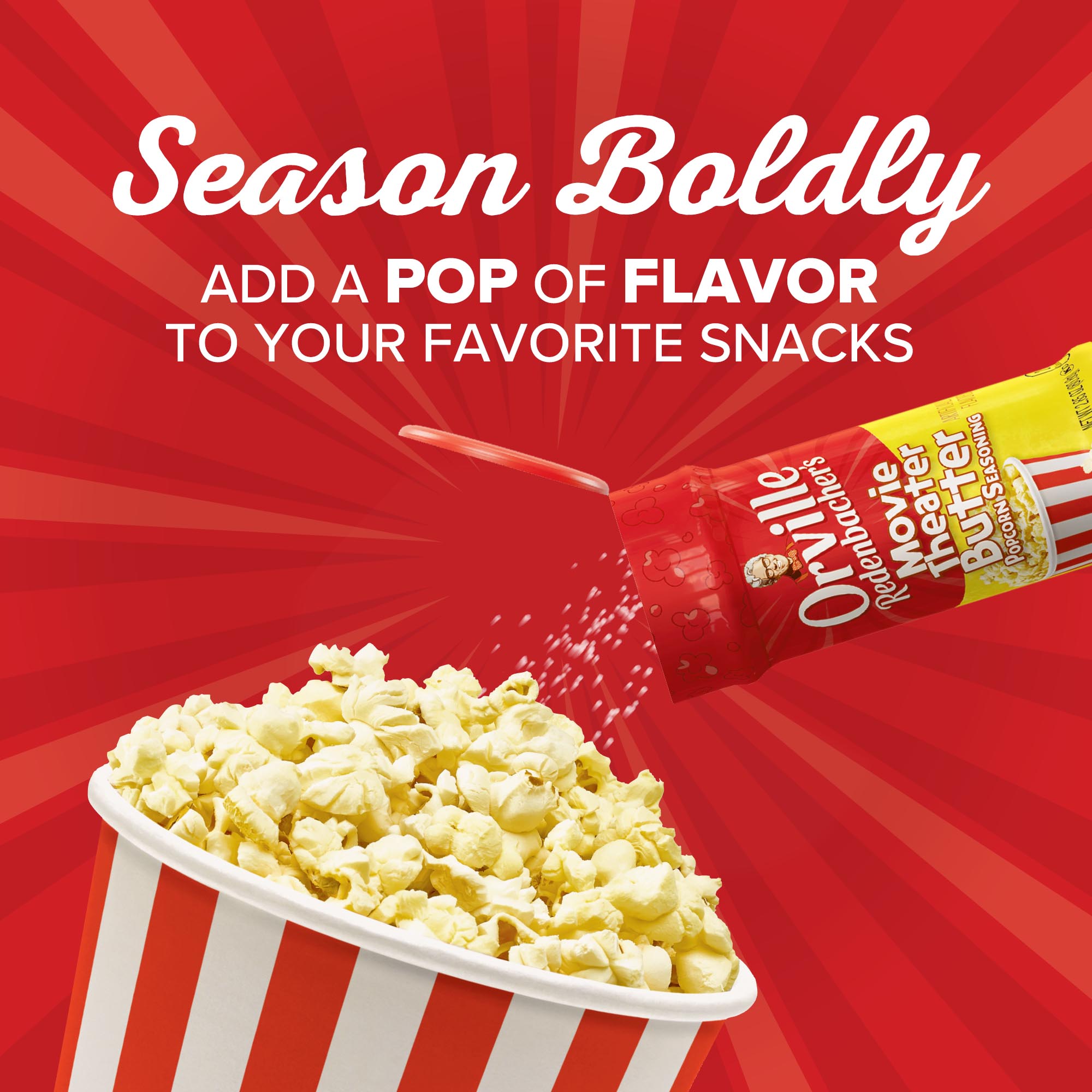 Orville Redenbacher's Movie Theater Butter Popcorn Seasoning, 2.4 oz thumbnail 3