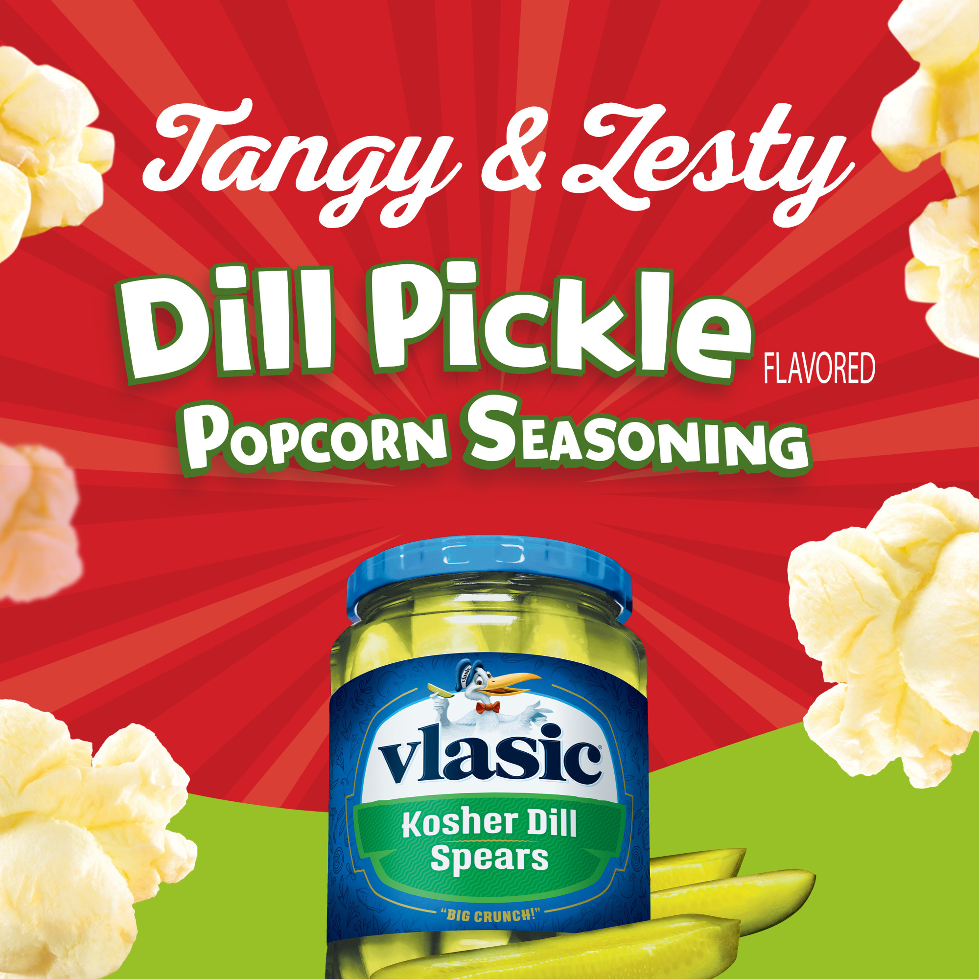 Orville Redenbacher's Vlasic Dill Pickle Flavored Popcorn Seasoning, 2.6 oz. thumbnail 2