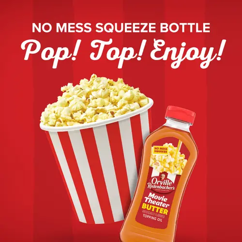 Orville Redenbacher's Movie Theater Butter Flavored Topping Oil, 13 fl oz. thumbnail 2