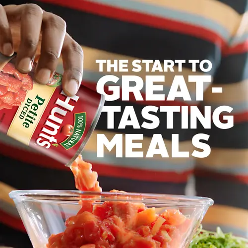 Hunt's Petite Diced Tomatoes, 14.5 oz Can thumbnail 2