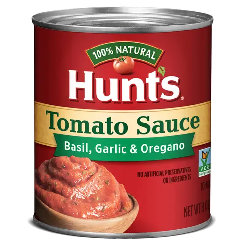 Hunt's Tomato Sauce with Basil, Garlic and Oregano, 8 oz Can