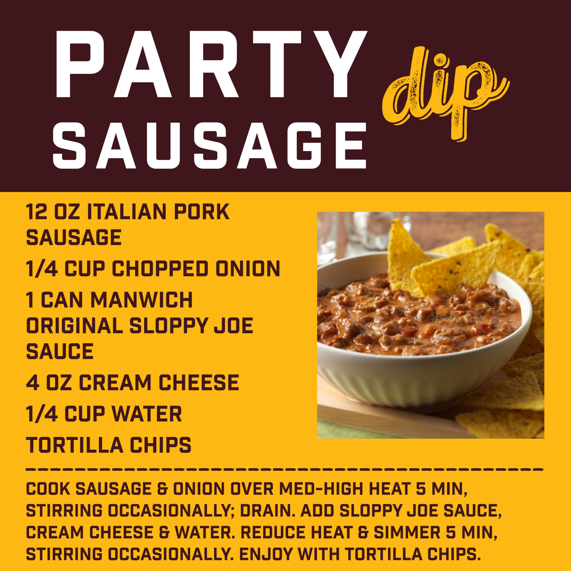 Manwich Original Sloppy Joe Sauce, Canned Sauce, 15 oz thumbnail 2