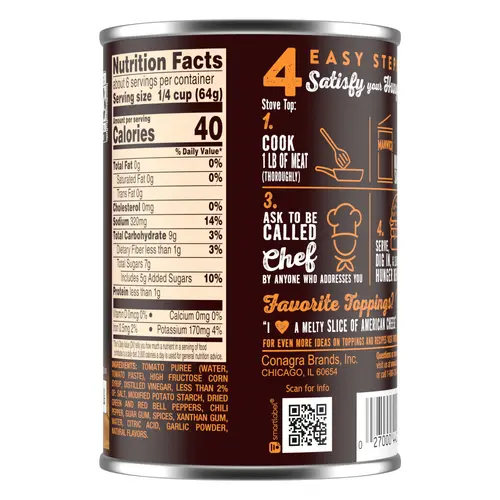 Manwich Original Sloppy Joe Sauce, Canned Sauce, 15 oz thumbnail 3