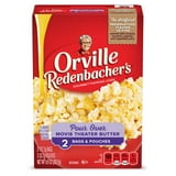 Orville Redenbacherâ€™s Pour Over Movie Theater Butter Popcorn, Microwave Popcorn, 2 Count